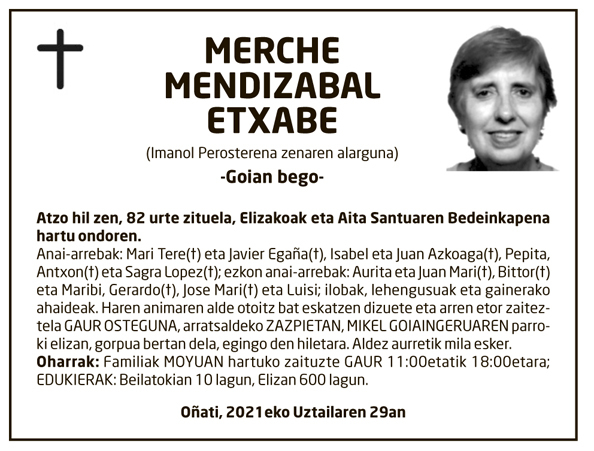 Merche Mendizabal Etxabe