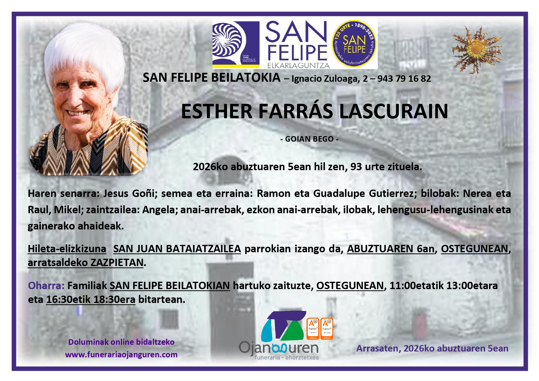 Esther Farrás Lascurain