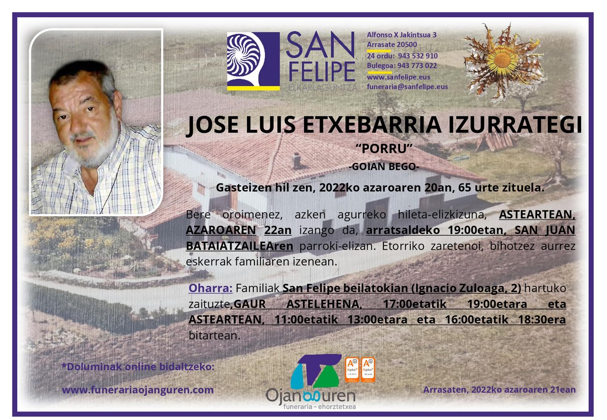 Jose Luis Etxebarria Izurrategi ‘Porru’