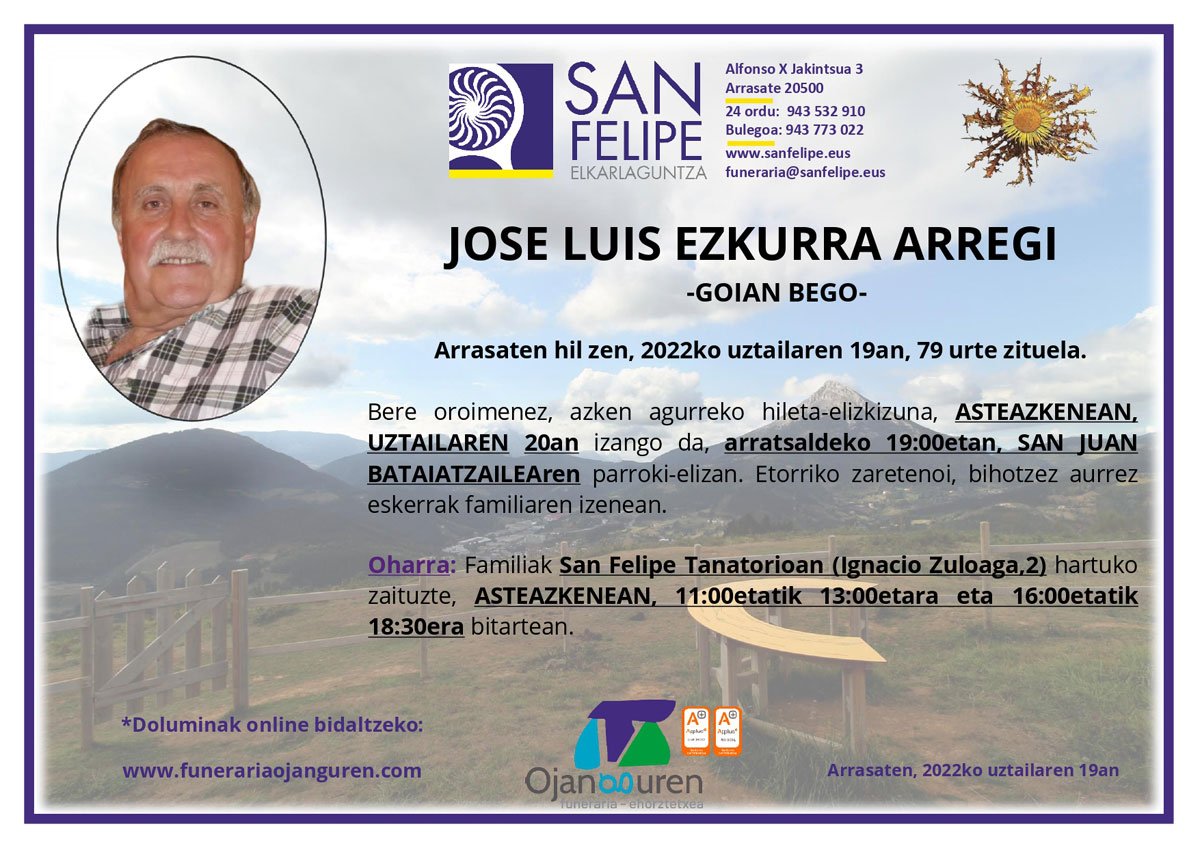 Jose Luis Ezkurra Arregi