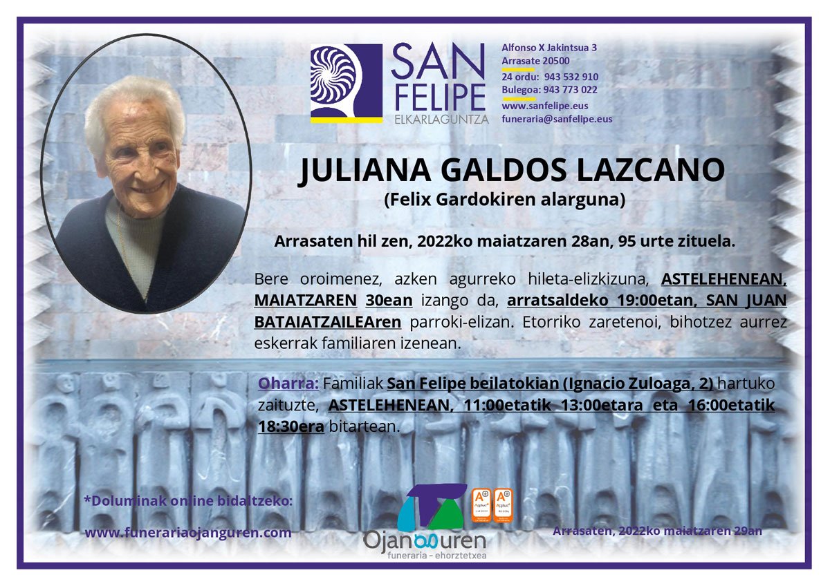 Juliana Galdos Lazcano