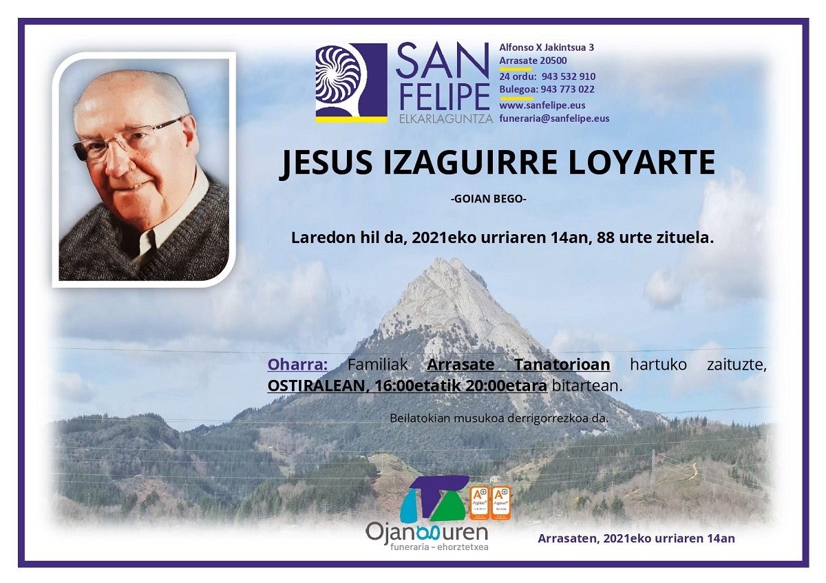 Jesus Izaguirre Loyarte