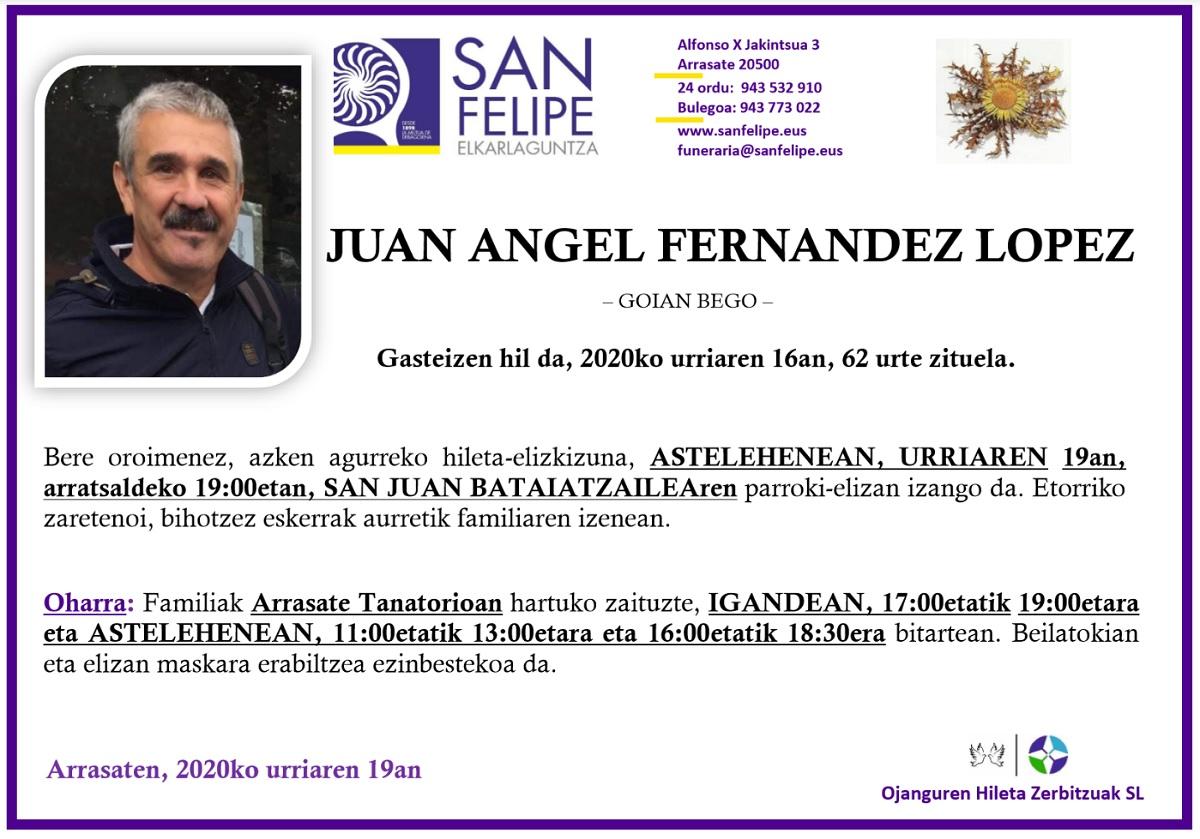 Juan Angel Fernandez Lopez