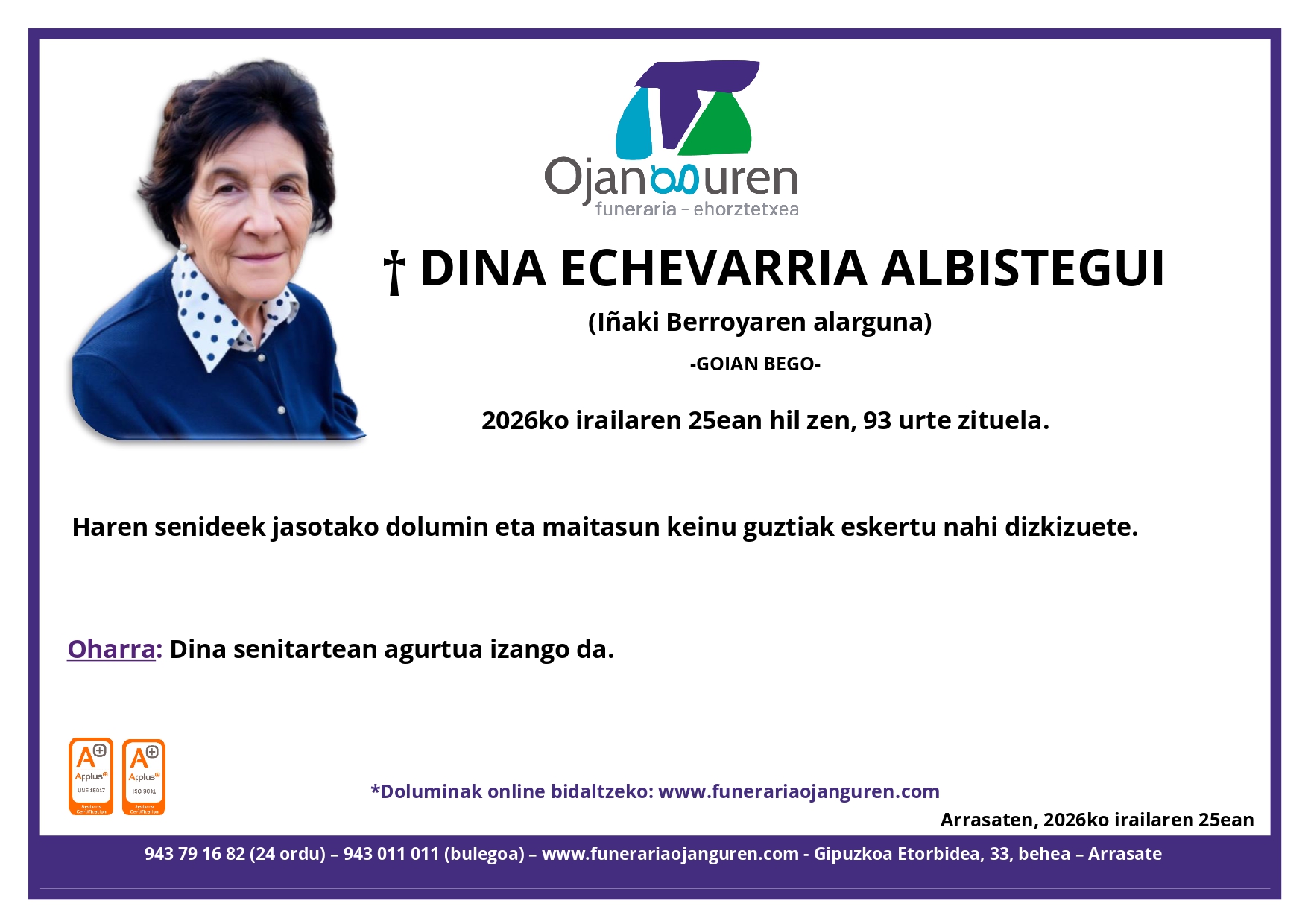 Dina Echevarria Albistegui