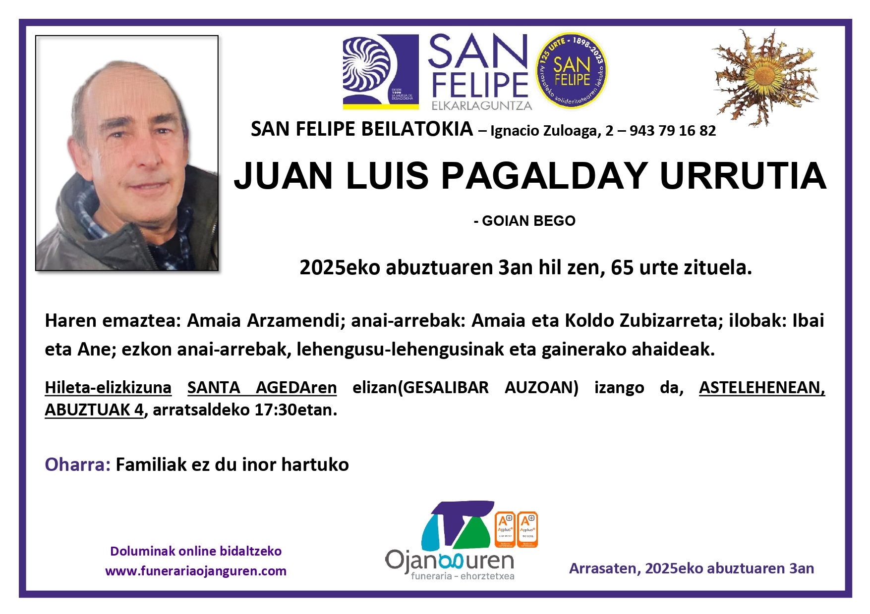 Juan Luis Pagalday Urrutia