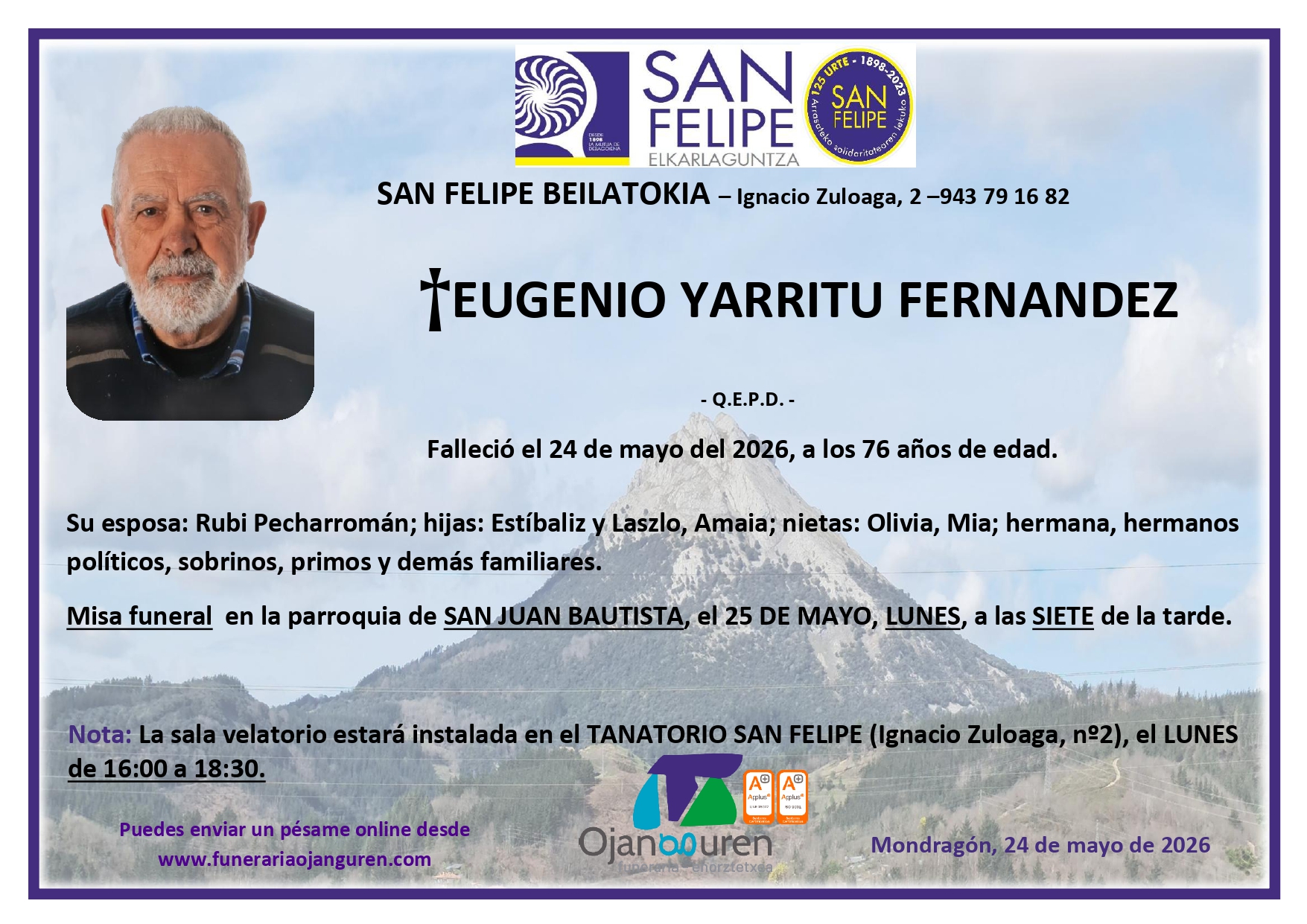 Eugenio Yarritu Fernandez