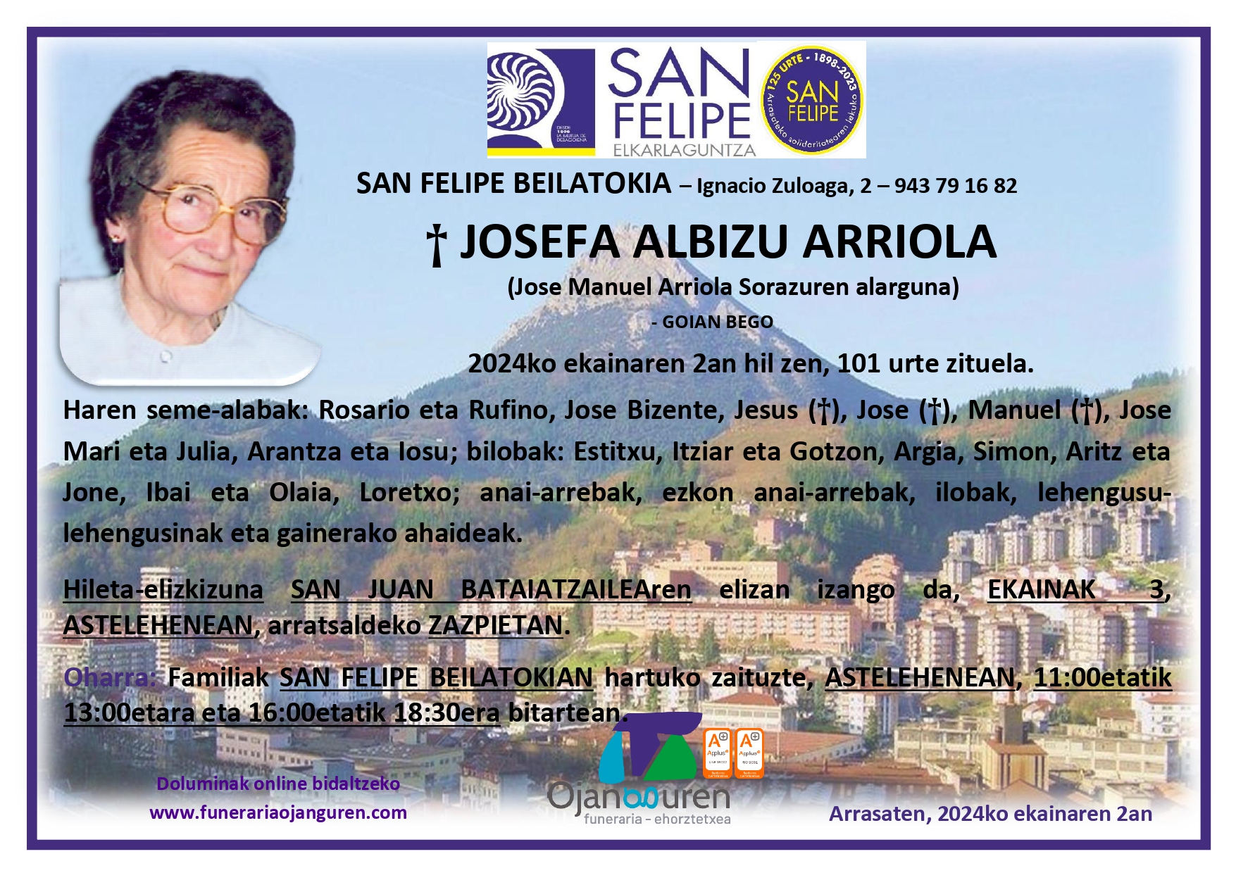 Josefa Albizu Arriola