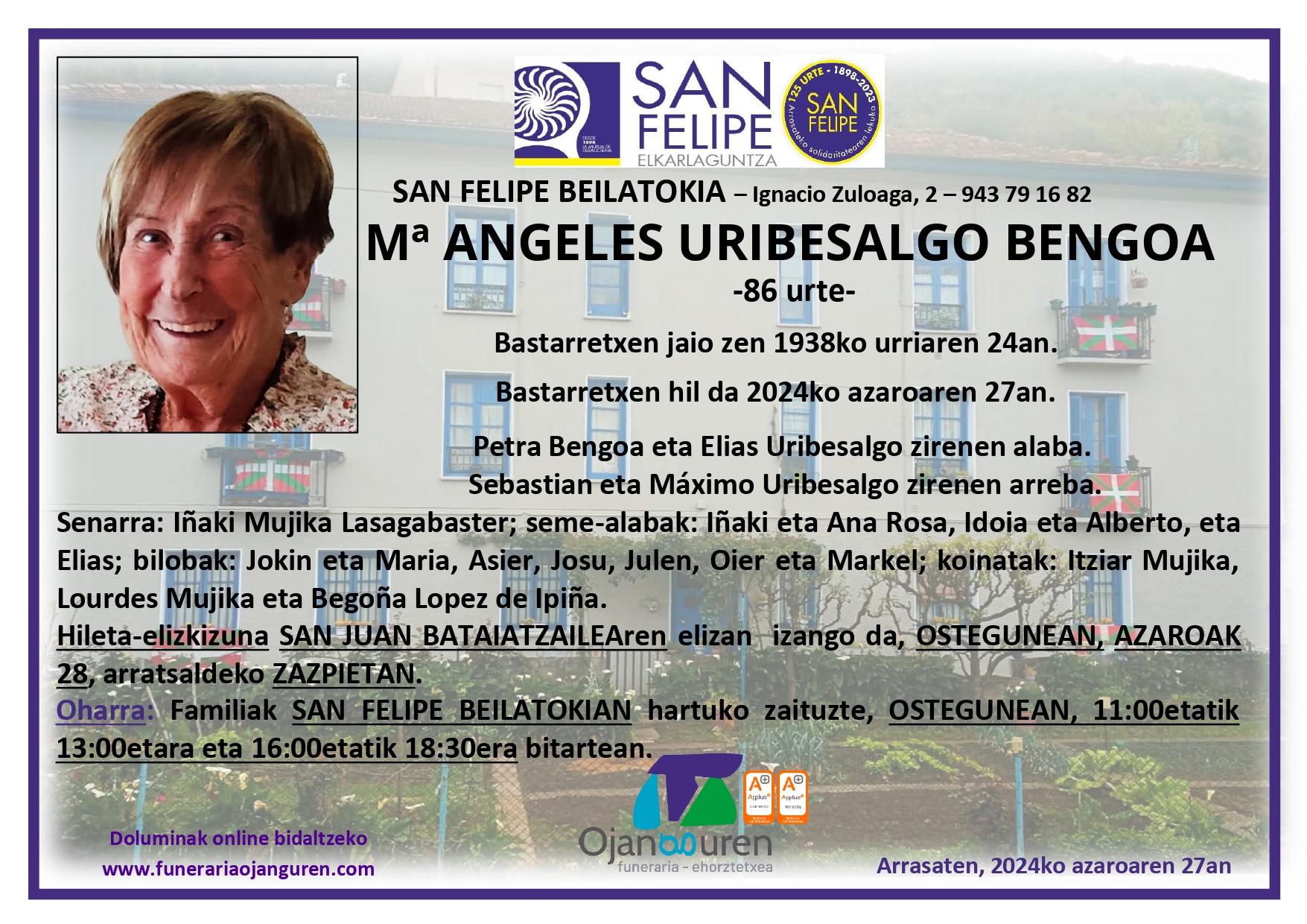 Mª Angeles Uribesalgo Bengoa