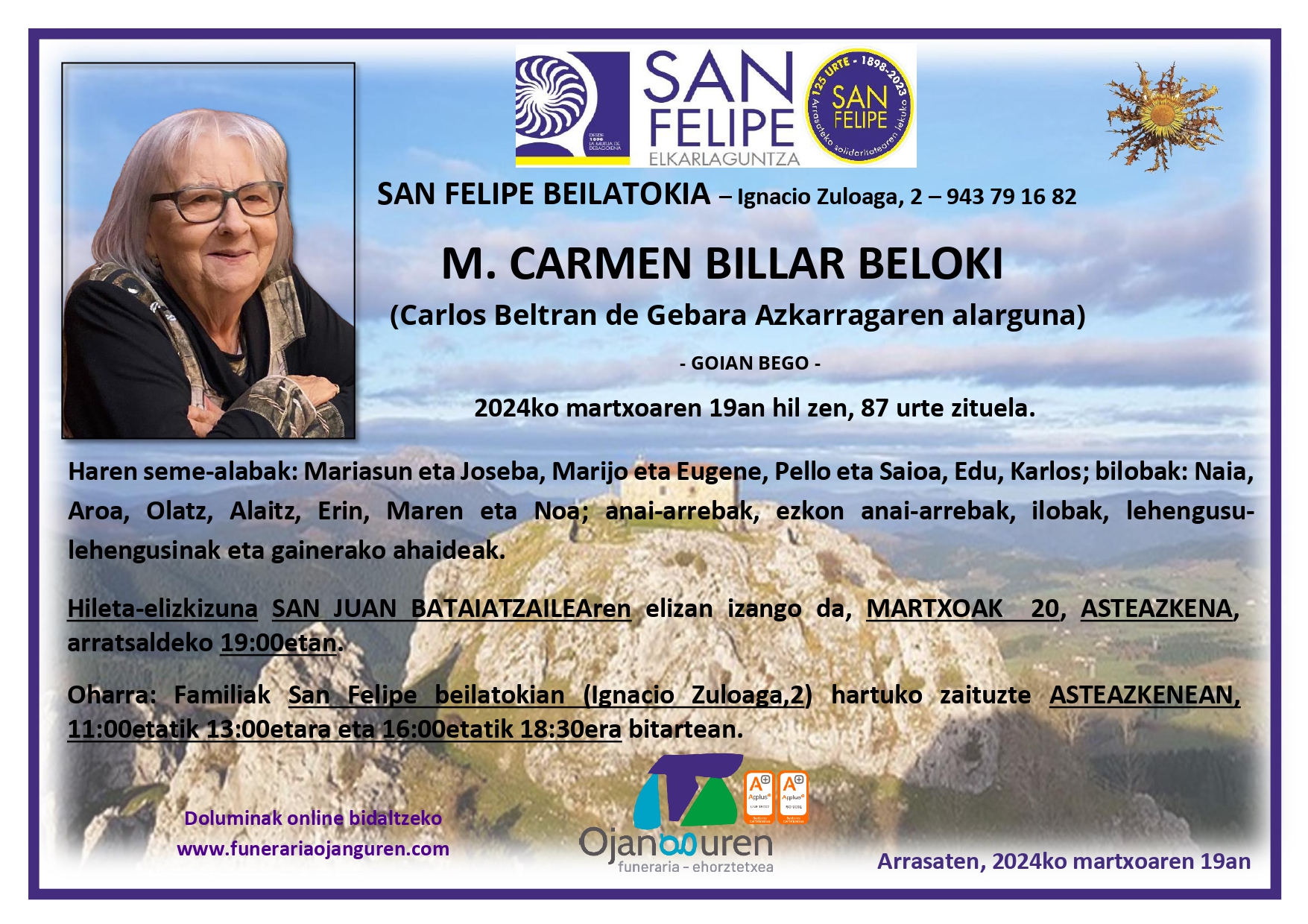 M. Carmen Billar Beloki