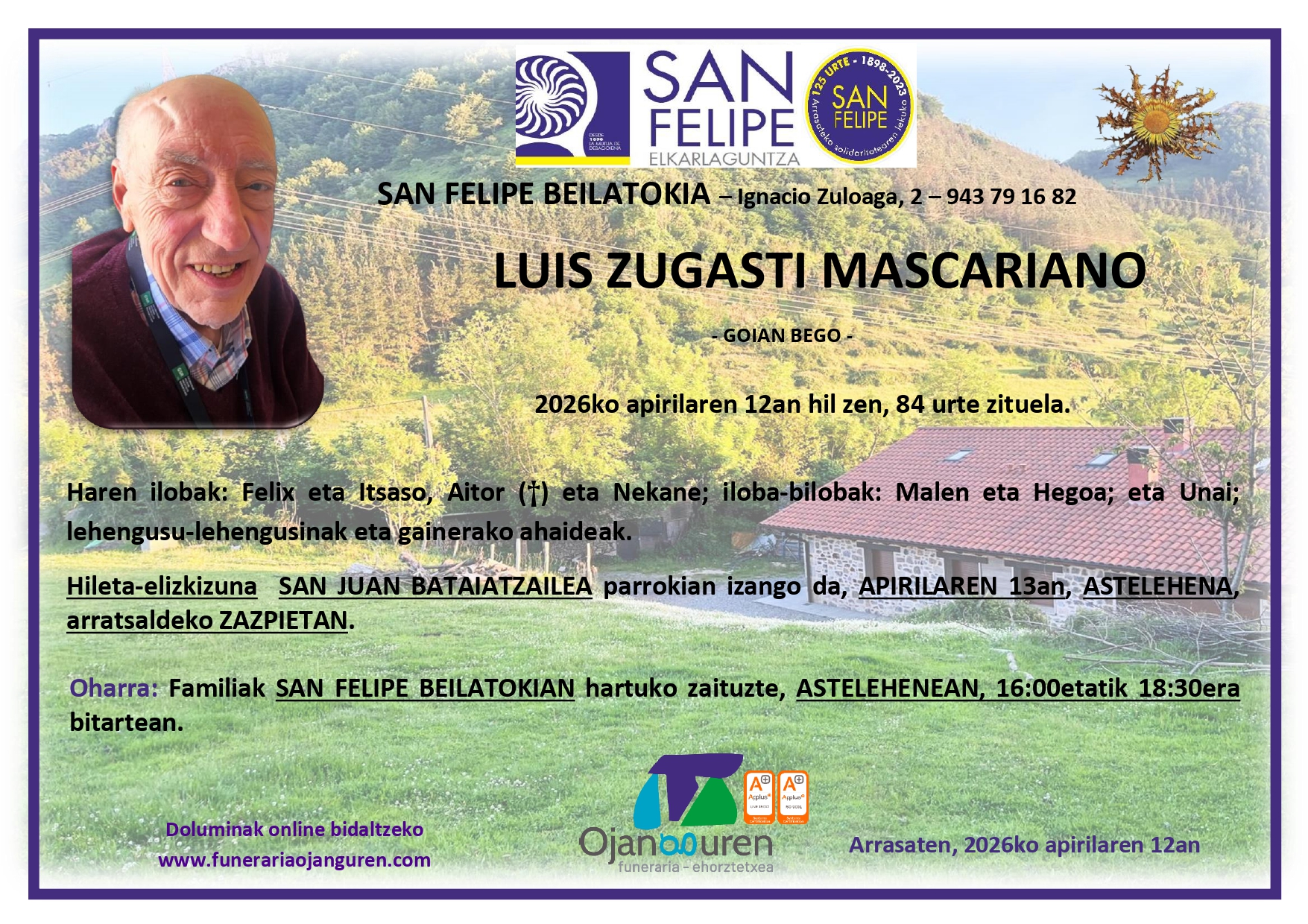 Luis Zugasti Mascariano