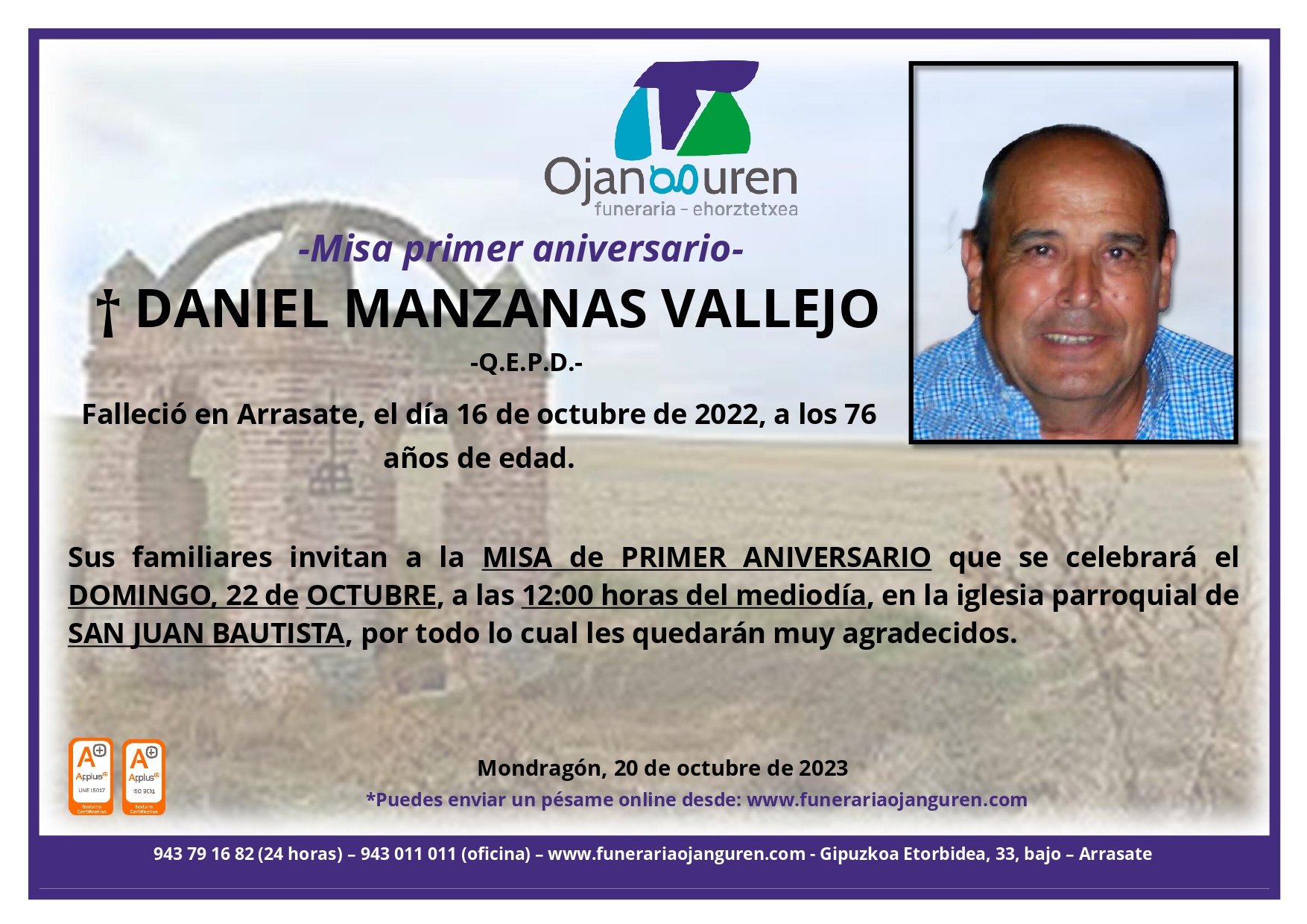 Daniel Manzanas Vallejo