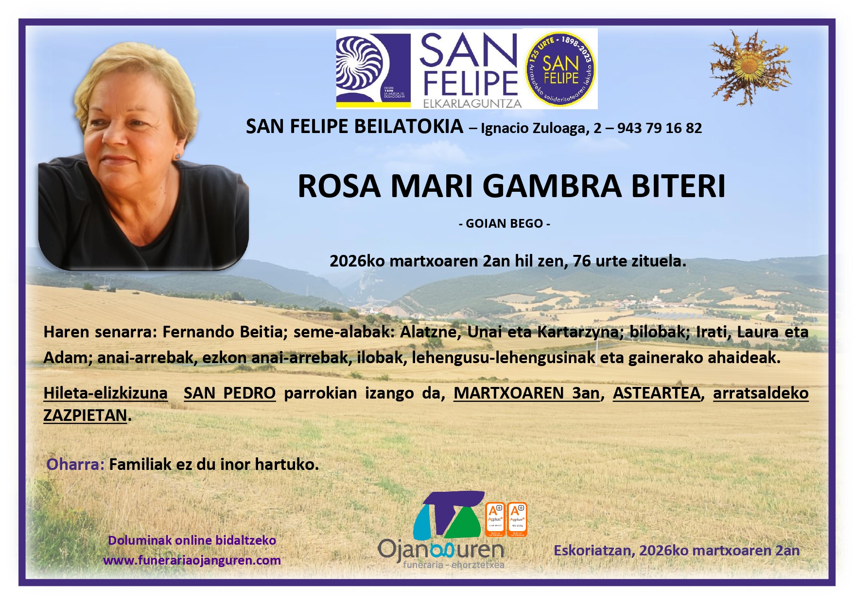 Rosa Mari Gambra Biteri