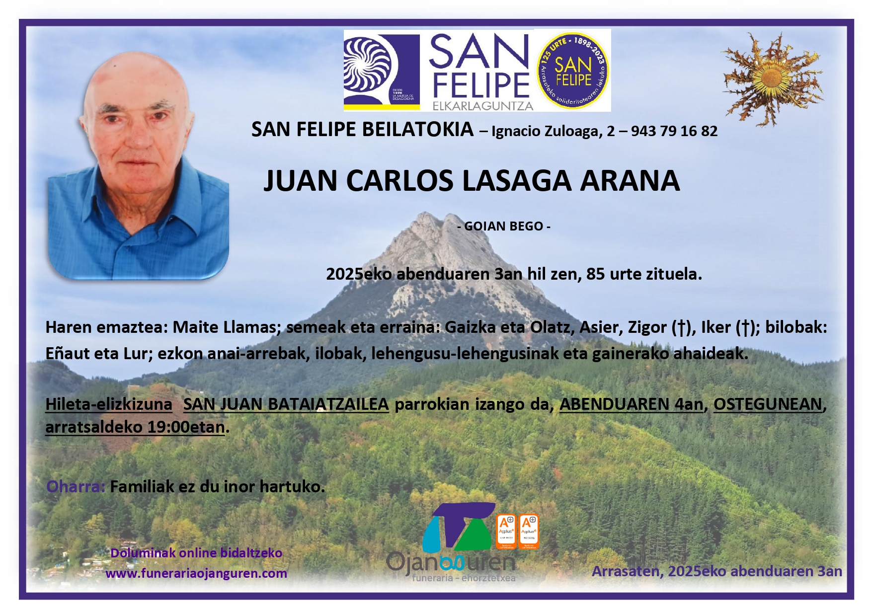 Juan Carlos Lasaga Arana