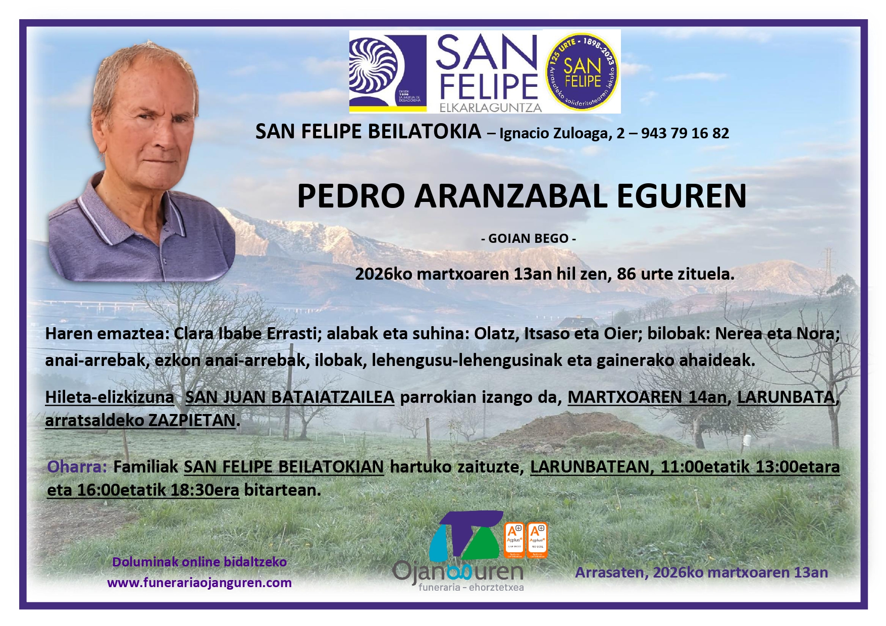 Pedro Aranzabal Eguren