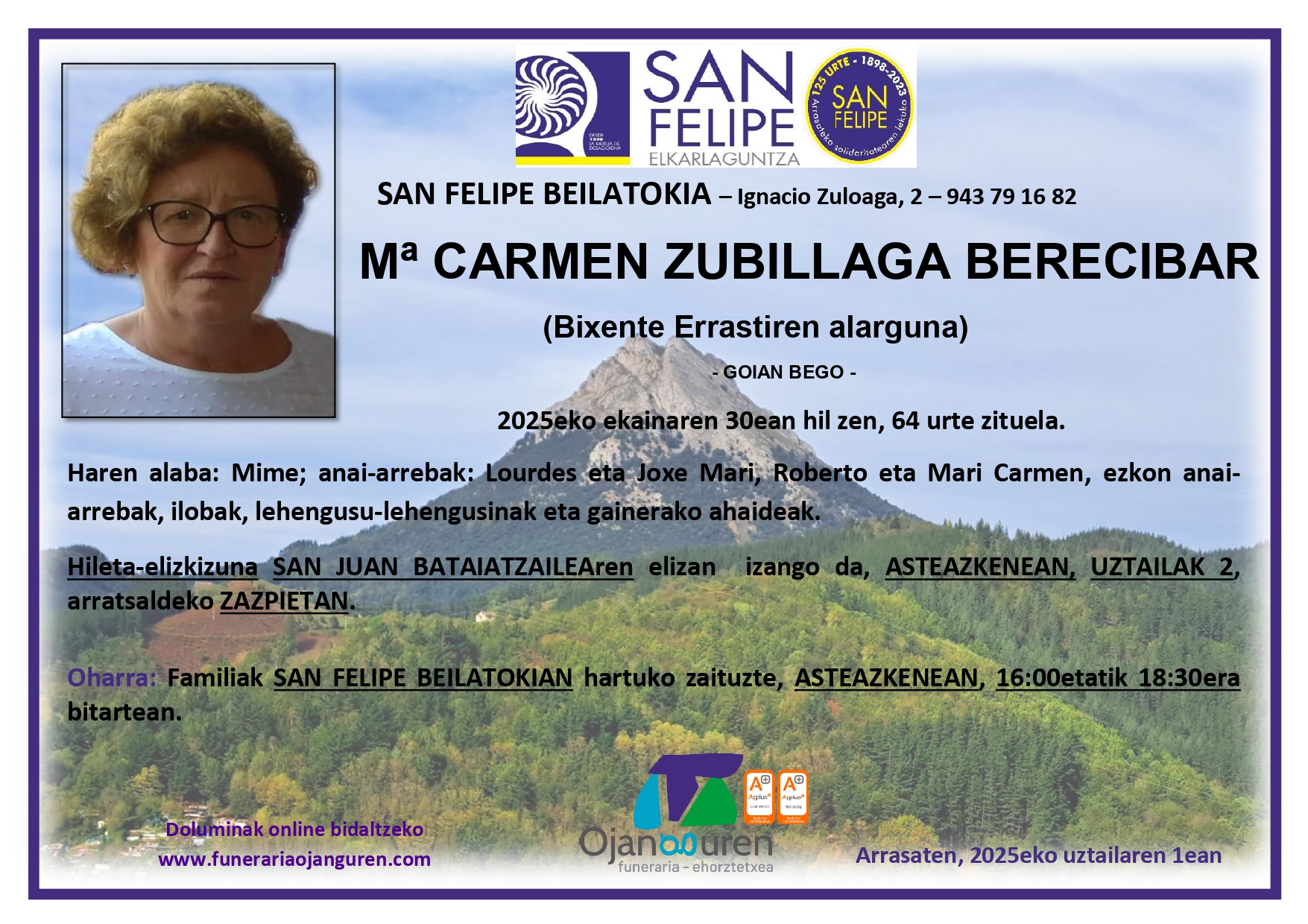 Mª Carmen Zubillaga Berecibar