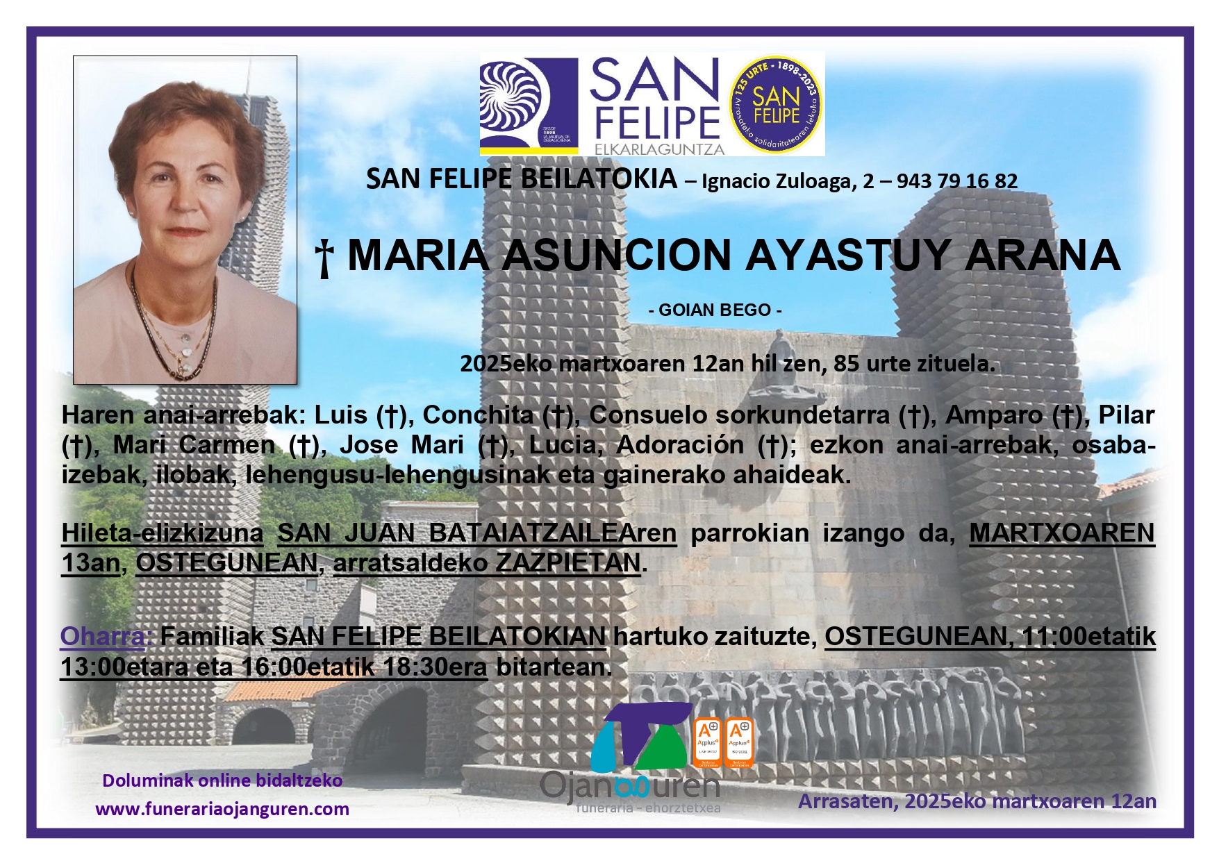 Maria Asuncion Ayastuy Arana