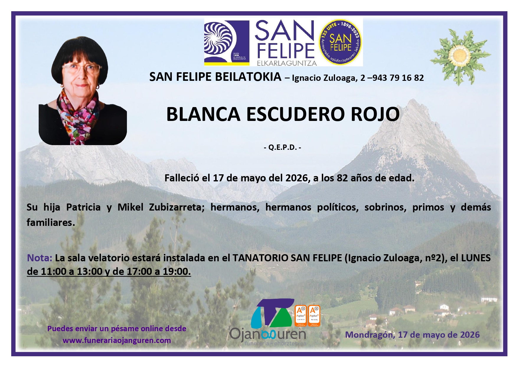 Blanca Escudero Rojo