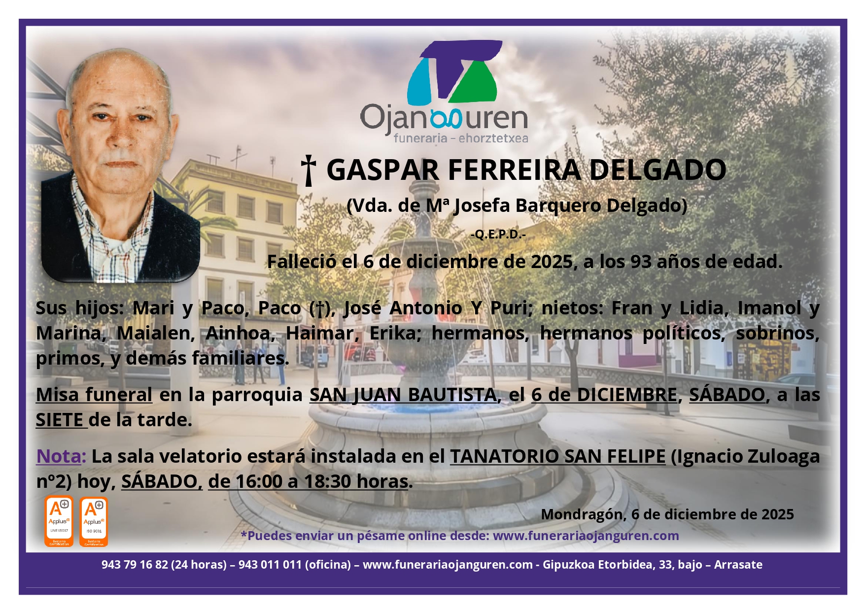 Gaspar Ferreira Delgado