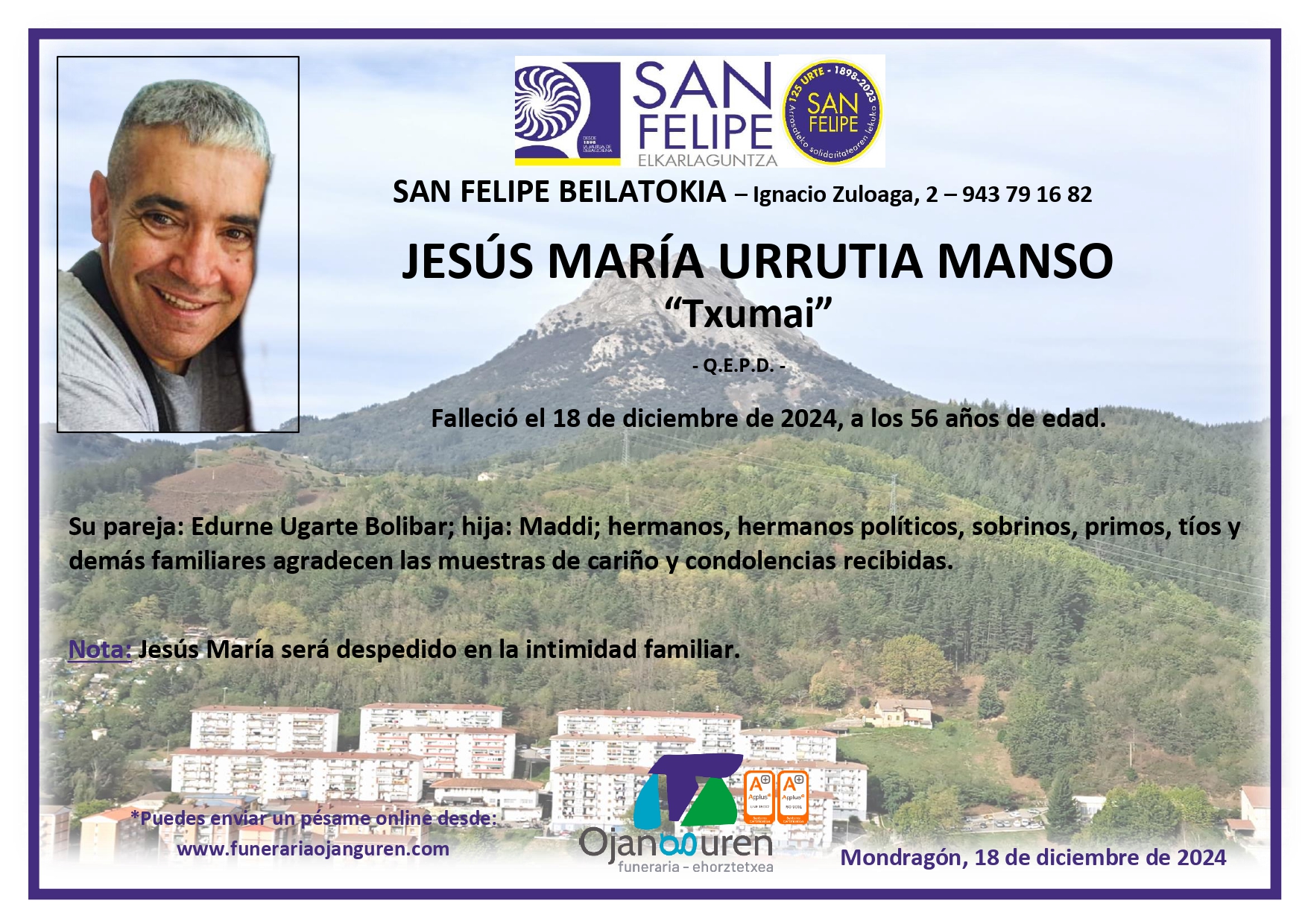 Jesús María Urrutia Manso ‘Txumai’