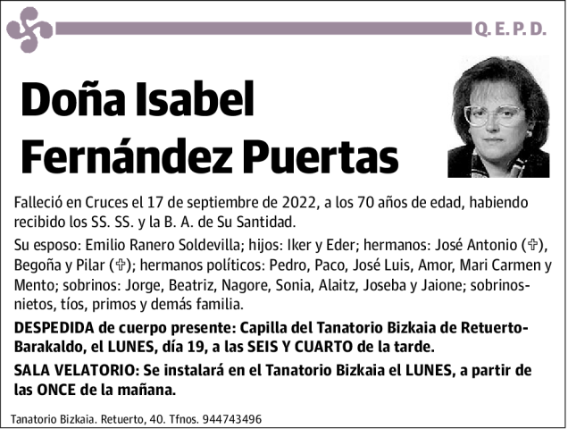 Isabel Fernandez Puertas