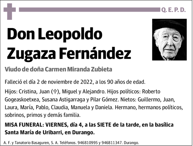 Leopoldo Zugaza Fernández