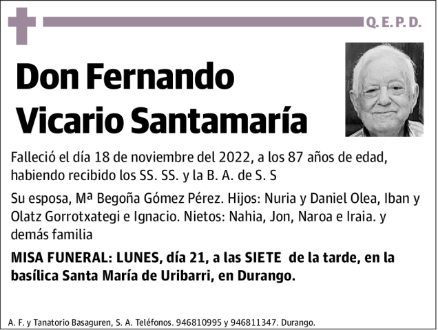 Fernando Vicario Santamaría