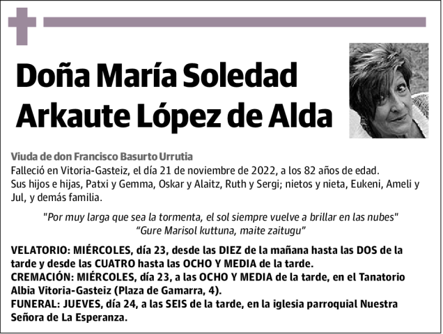 María Soledad Arkaute López De Alda