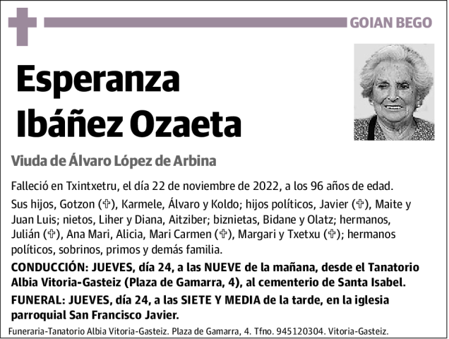 Esperanza Ibáñez Ozaeta