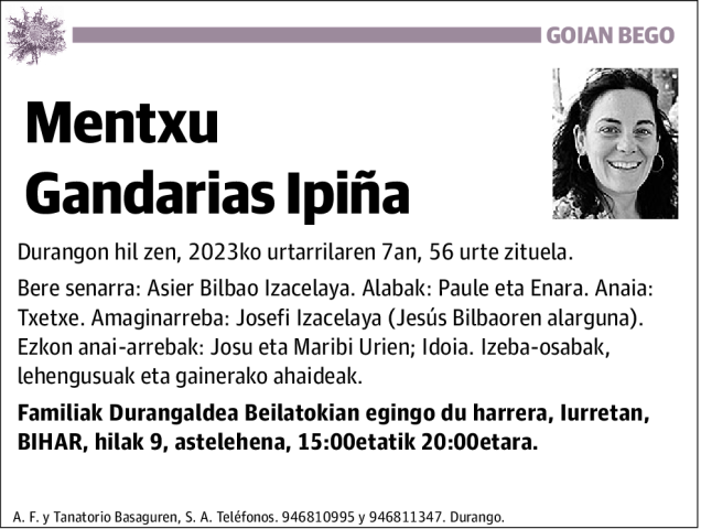 Mentxu Gandarias Ipiña
