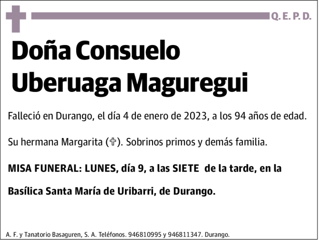 Consuelo Uberuaga Maguregui