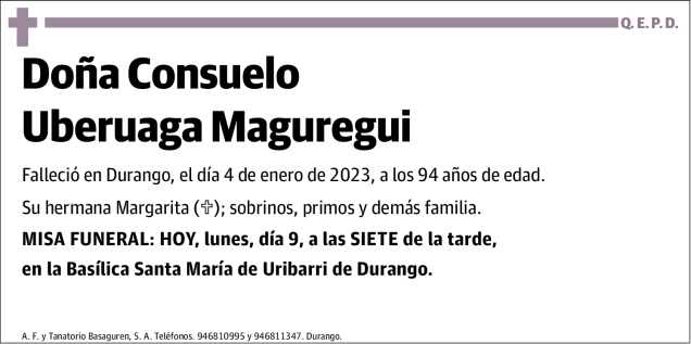 Consuelo Uberuaga Maguregui