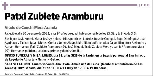 Patxi Zubiete Aramburu