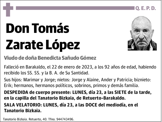 Tomas Zarate Lopez