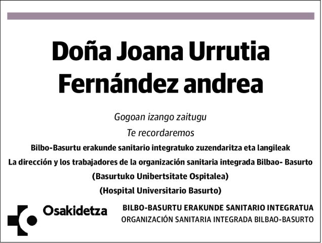Joana Urrutia Fernandez