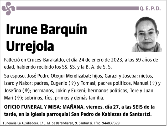 Irune Barquin Urrejola