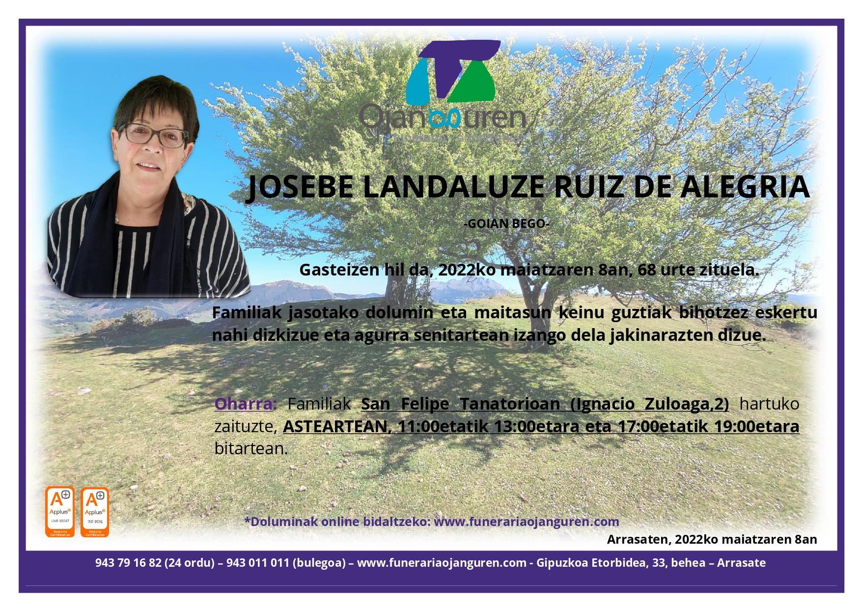 Josebe Landaluze Ruiz De Alegria