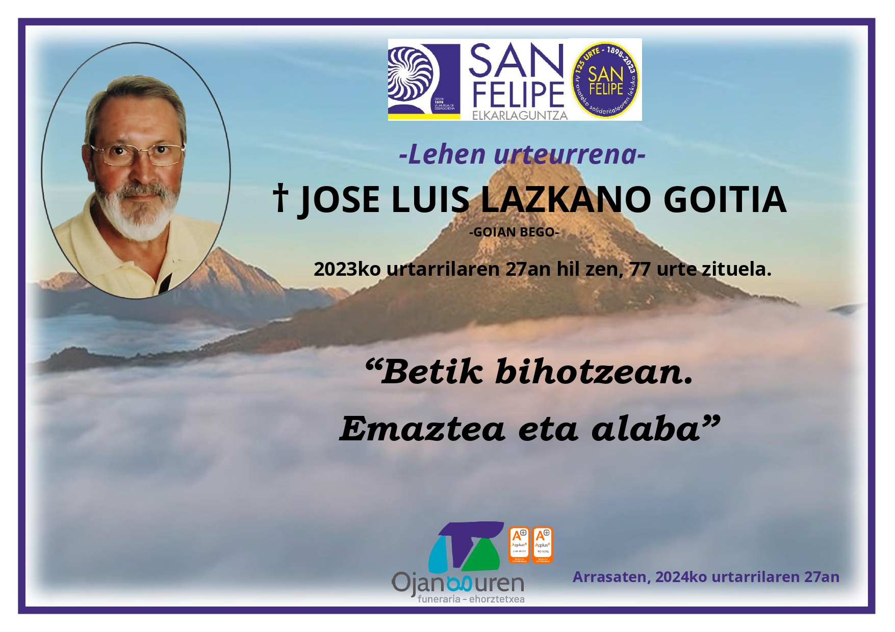Jose Luis Lazkano Goitia