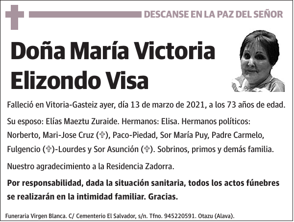 María Victoria Elizondo Visa