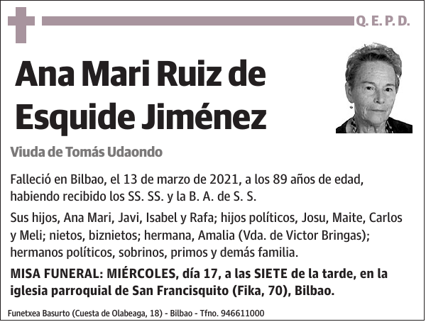 Ana Mari Ruiz De Esquide Jiménez