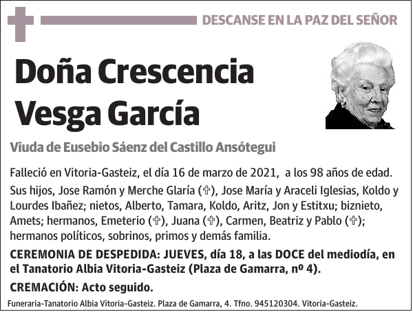 Crescencia Vesga García