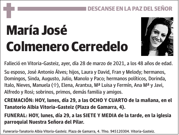 María José Colmenero Cerredelo