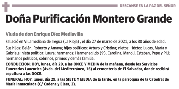 Purificación Montero Grande