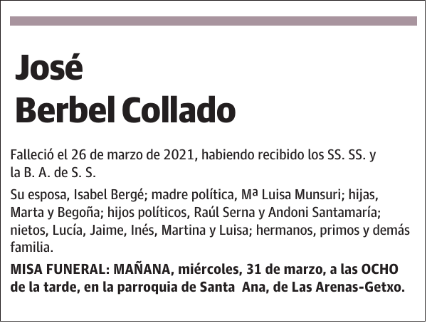 José Berbel Collado