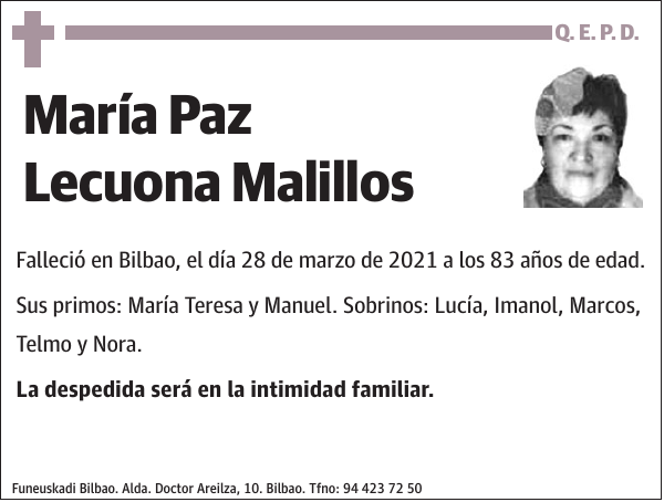 María Paz Lecuona Malillos