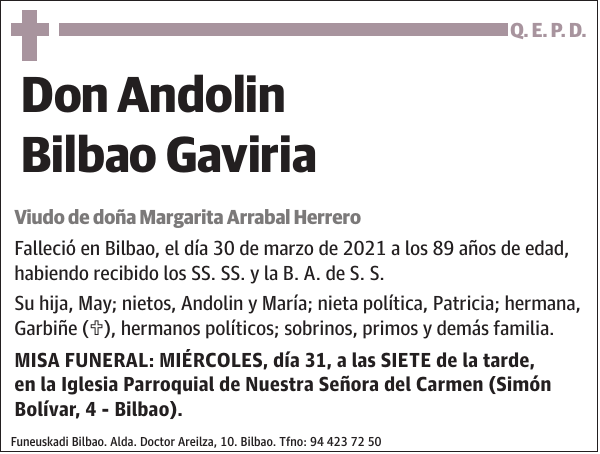 Andolin Bilbao Gaviria