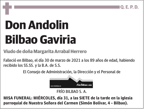 Andolin Bilbao Gaviria