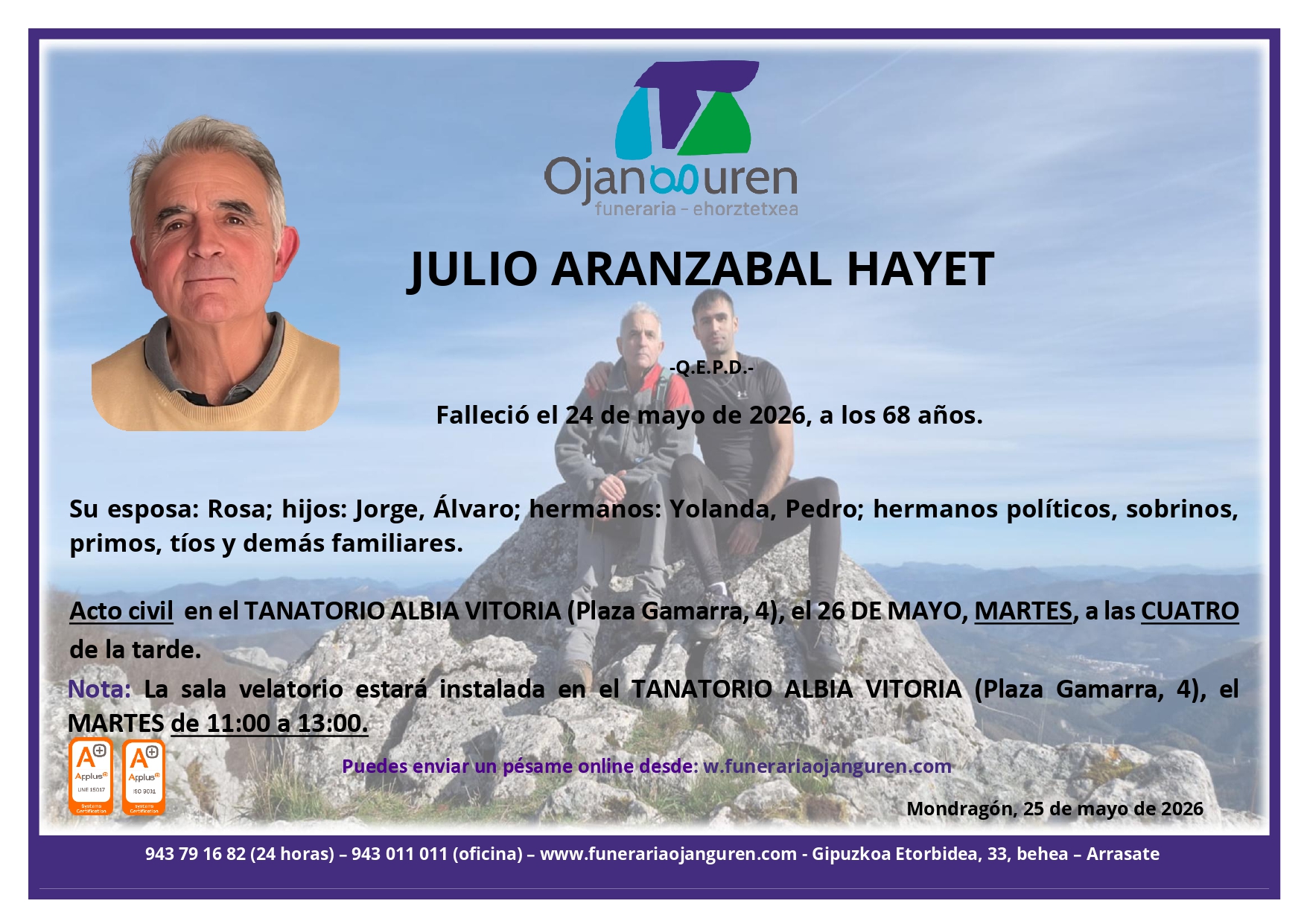 Julio Aranzabal Hayet