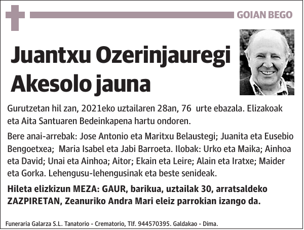 Juantxu Ozerinjauregi Akesolo