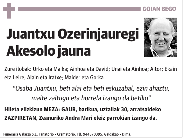 Juantxu Ozerinjauregi Akesolo