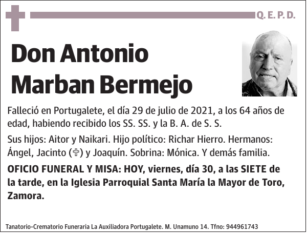 Antonio Marban Bermejo